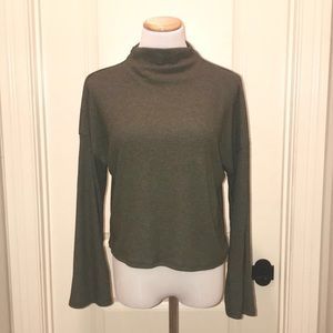 cute cropped turtle neck sweater